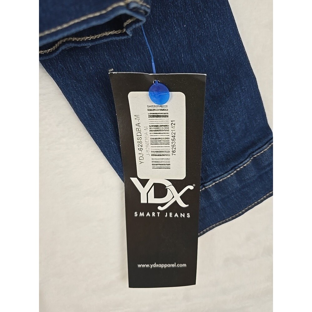 V.I.P. by YDX Smart Jeans Women’s Cropped Denim Jacket Medium Blue Jean - Picture 6 of 11